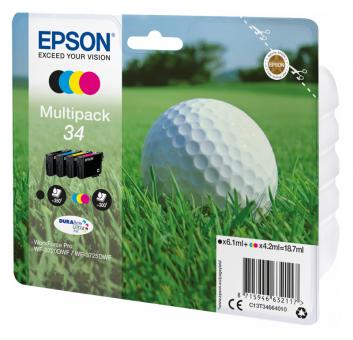 Original Epson Patronen 34 (Golfball) Mehrfarbig Set 