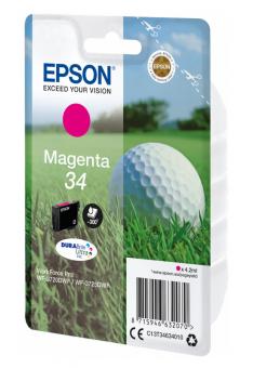 Original Epson Patrone 34 C13T34634010 (Golfball) Magenta 