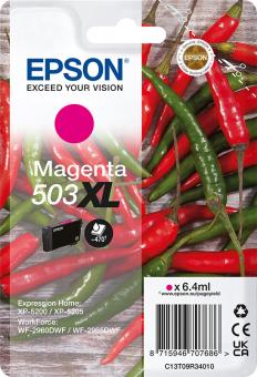 Original Epson Patronen 503XL / C13T09R34010 (Chilischoten) Magenta 