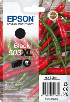 Original Epson Patronen 503XL / C13T09R14010 (Chilischoten) Schwarz 