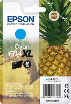 Original Epson Patronen 604XL / C13T10H24010 (Ananas) Cyan 