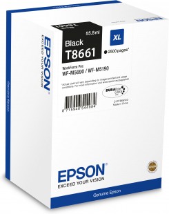 Original Epson Patronen T8661 XL Schwarz 