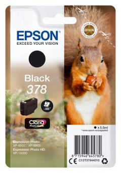 Original Epson Patronen 378 (Eichhörnchen) Schwarz 
