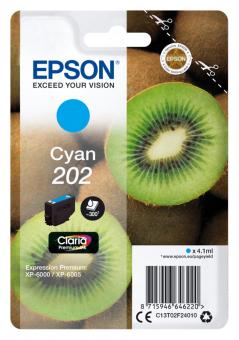 Original Epson Patronen 202 (Kiwi) Cyan 