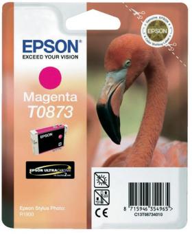 Original Epson Patronen T0873 (Flamingo) Magenta 