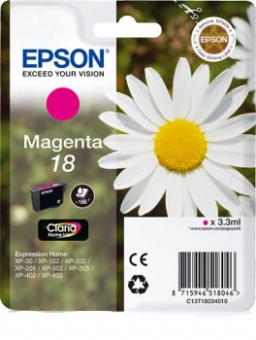 Original Patronen Epson T1803 18 Magenta 