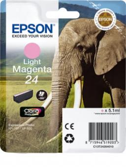 Original Patronen Epson Nr. 24 (Elefant) Light Magenta 
