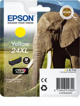 Original Patronen Epson Nr. 24 (Elefant) Yellow/Gelb XL 