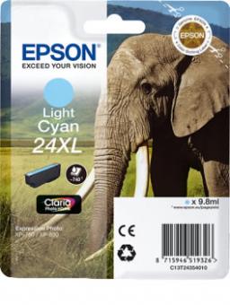 Original Patronen Epson Nr. 24 (Elefant) Light Cyan XL 