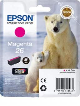 Original Patronen Epson T2613 (Eisbär) Magenta 