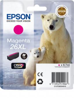 Original Patronen Epson T2633 (Eisbär) Magenta XL 