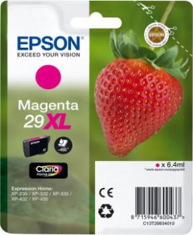Original Epson Patronen 29 XL T2993( Erdbeere) Magenta 