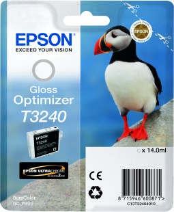 Original Epson Patronen T3240 (Puffin) Gloss Optimizer 