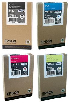 Set 4x Original Epson Patronen T6171 T6172 T6173 T6174 