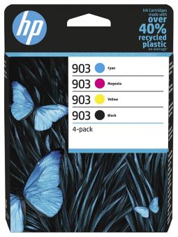 4x Original HP Patronen 903 im Set Mehrfarbig 