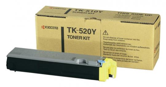 Original Kyocera Toner TK-520Y Gelb 