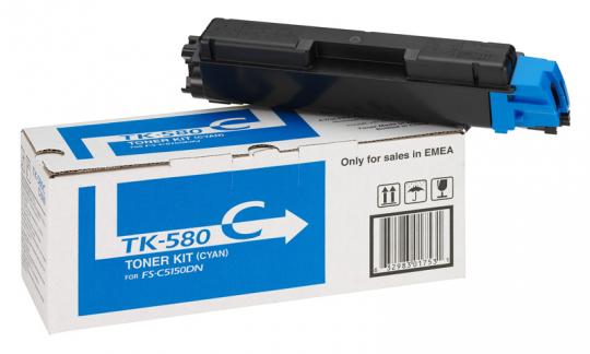 Original Kyocera Toner TK-580C Cyan 