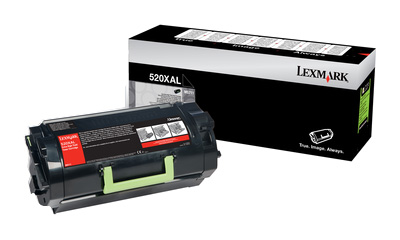 Original Lexmark Toner 520XAL 52D0XAL Schwarz 