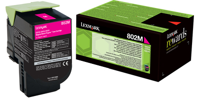 Original Lexmark Toner 802M 80C20M0 Magenta 