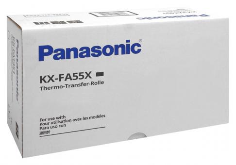 Original Panasonic Thermo-Transfer-Rolle KX-FA55X Schwarz 