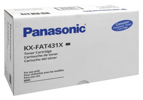Original Panasonic Toner KX-FAT431X Schwarz 
