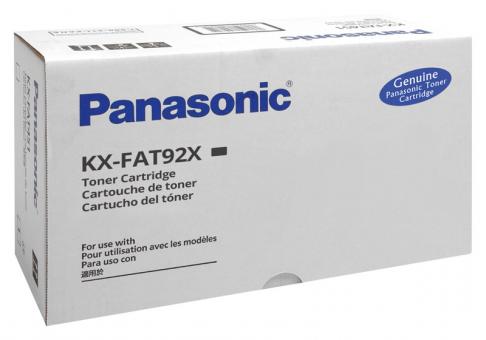 Original Panasonic Toner KX-FAT92X Schwarz 