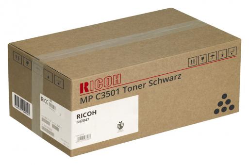 Original Ricoh Toner MP C3501 Schwarz 