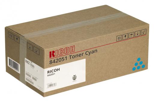 Original Ricoh Toner MP C5000 / 841163 Cyan 