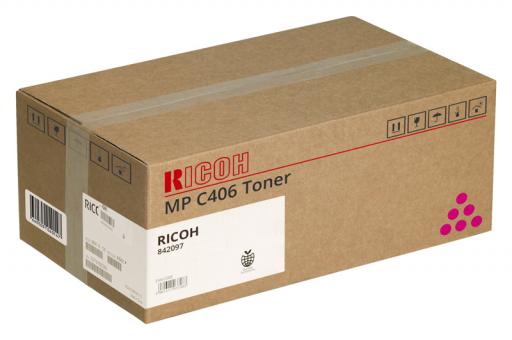 Original Ricoh Toner 842097 / MP C406 Magenta 