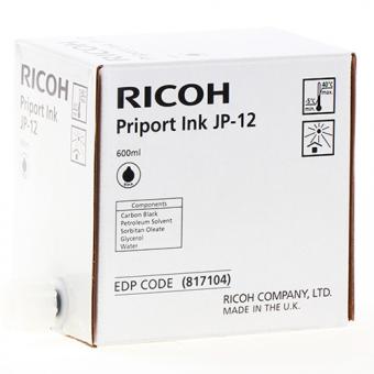 Original Ricoh Patronen JP-12 / 817104 Schwarz 