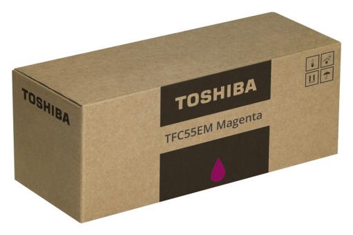 Original Toshiba Toner TFC55EM Magenta 