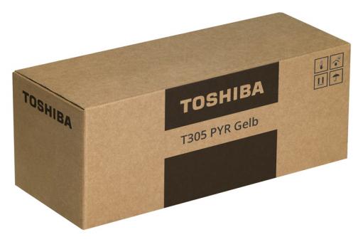 Original Toshiba Toner T305PYR / 6B000000753 Gelb 