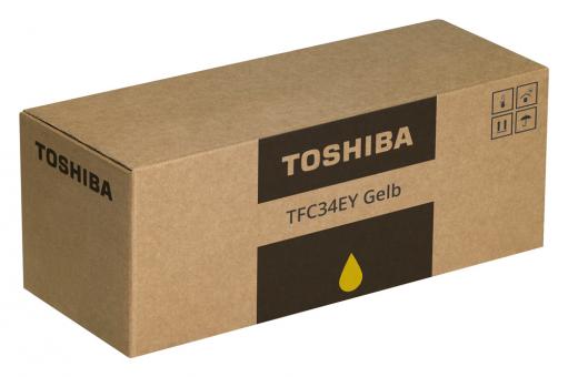 Original Toshiba Toner TFC34EY Yellow 