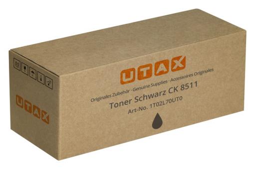 Original UTAX Toner CK-8511 K / 1T02L70UT0 Schwarz 