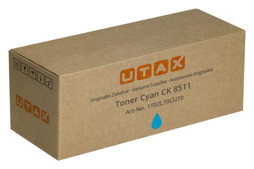 Original UTAX Toner CK-8511 C / 1T02L70CUT0 Cyan 