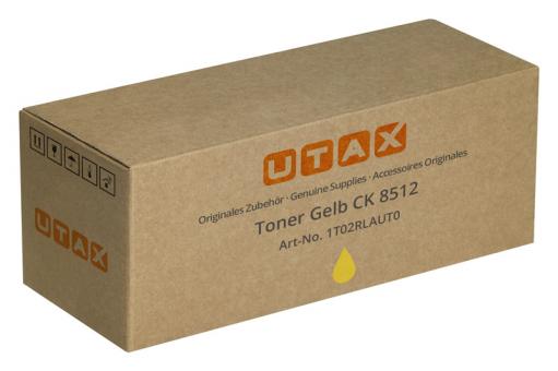 Original UTAX Toner CK-8512 Y / 1T02RLAUT0 Gelb 