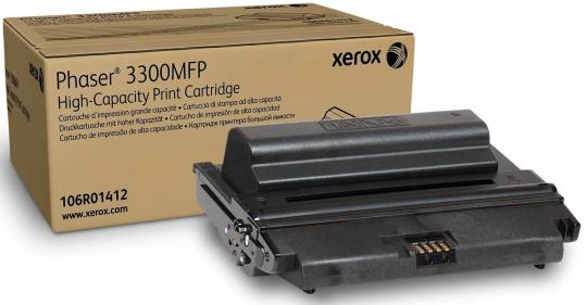 Original Xerox Toner 106R01412 Schwarz 