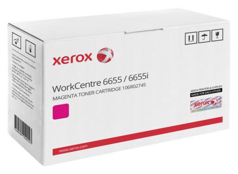 Original Xerox Toner WC 6655 / 106R02745 Magenta 