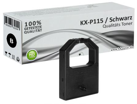Alternativ Panasonic Schriftbandkassette KX-P115 Schwarz 