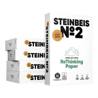 Steinbeis No. 2 Druckerpapier Recycelt A4, 80 g/qm, weiß, 2500 Blatt 