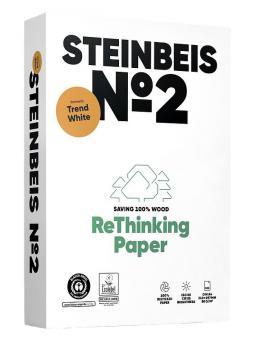 Steinbeis No. 2 Druckerpapier Recycelt A4, 80 g/qm, weiß, 500 Blatt 