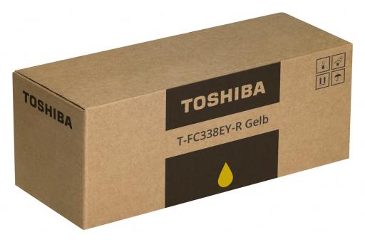 Original Toshiba Toner T-FC 338 EY-R / 6B0000000927 Gelb 