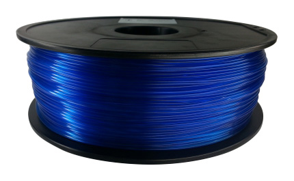 ABS Filament 1,75 mm - Blau Transparent - 1 kg 