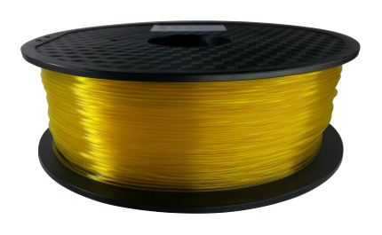 PLA Filament 1,75 mm - Gelb Transparent - 1 kg 