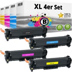 5x MWT PRO Toner XXL für HP LaserJet Pro 400 color M-475-dw M-475-dn 